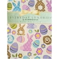thumbnail image 2 of Newbridge Easter Pastel Egg and Bunny Vinyl Flannel Backed Tablecloth, 52” x 70” Oblong/Rectangle, 2 of 7