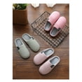 thumbnail image 3 of Adult slippers cotton slippers men's and women's sex bag with autumn and winter indoor home lovers thick bottom warm slippers slip on house slippers, 3 of 6