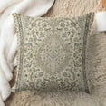 thumbnail image 3 of Ethnic Bohemian Pillow Covers 18X18 Inch - Vintage Tribal Carpet Persian Pattern, Super Soft Throw Pillow Cases for Farmhouse Decorative Living Room, Bedroom, Outdoor, 3 of 6