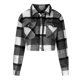 thumbnail image 5 of Pntutb Mujer Moda Casual Bolsillos cómodos Manga larga tops Chaqueta Outwear Pntutb Pntutb-5545, 5 of 6
