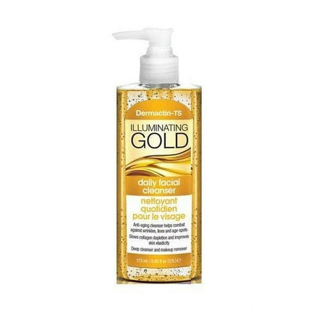 Dermactin-TS Daily Illuminating Gold Facial Cleanser 5.85 oz. (Pack of 6)