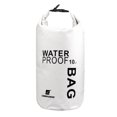 thumbnail image 1 of thinsony 10L Waterproof Bag Pouch Camping Boating Kayaking Rafting Canoeing White, 1 of 8