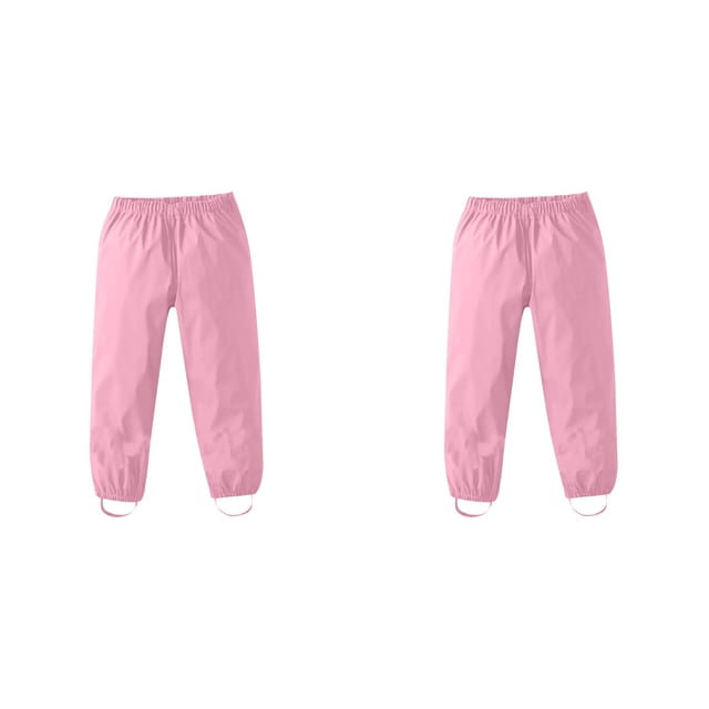 *2PCS Rain Suit Kids Rain Pants Rain Suit Kids Rain Suit Rain Suit rain pants kids rain pants rain suit kids rain suit kids rain pants *2PCS Girls Rain Clothes Trousers Pants