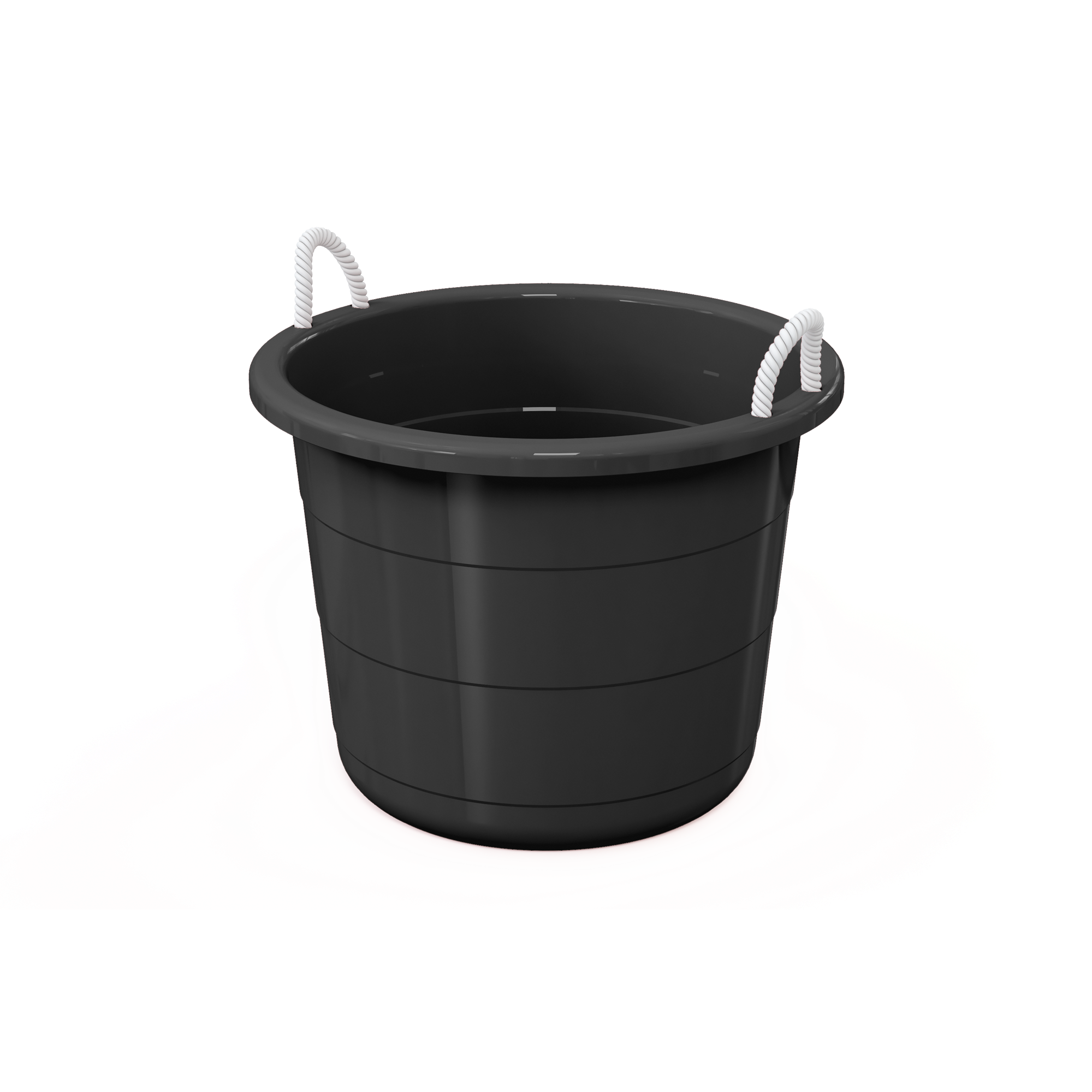 Mainstays Flexible 17 Gallon Plastic Tub With Rope Handles,