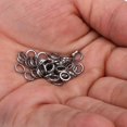 thumbnail image 4 of 50Pcs Stainless Steel Fishing Split Rings Lure Bait Connector Accessory, Available in 5 Sizes for Big Fish Fishing, 4 of 7