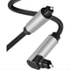 thumbnail image 2 of Cable de Audio Óptico de 90 Grados, Cable Toslink en Ángulo Recto, Cable de Fibra Óptica Digital para Barra de Sonido, TV, Cine en Casa, 2 M, 2 of 5