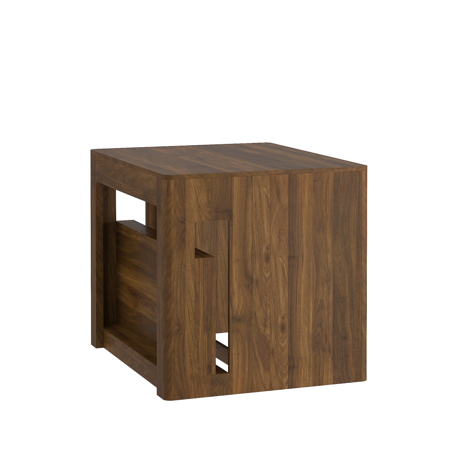 Hommoo Extendable Foldable Dining Table for 1-10 People, Multifunctional Wooden Rectangle Expandable Console Table, for Kitchen Living Meeting Room, Brown