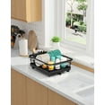 thumbnail image 4 of Sakugi Extendable Dish Drying Rack with Drainboard, Over Sink or Counter, Black, 4 of 7