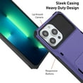 thumbnail image 3 of Wallet Case for iPhone 14 Pro Max Case with 4-Card Credit Card Holder Slot Shockproof Cover Hybrid Heavy Duty Protection Armor Phone Case Compatible with iPhone 14 Pro Max 5G 2022 -Purple, 3 of 12