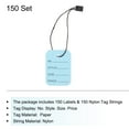 thumbnail image 3 of Price Tags and Hang Tag String Clothing Tag, 2"x1.4" Blue String Tags for Clothes, Retail Store 150 Set, 3 of 6