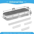 thumbnail image 2 of Iauyy Stackable Clear Pencil Box with Snap-Tight Lid, Large Capacity Plastic Storage Organizer for Pencils, Markers, Crayons ,Visual Arts, 2 of 6