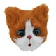 thumbnail image 2 of Novedad Máscara de gato Máscara de animal Fantasía, Fiesta de disfraces de Halloween Máscara de cosplay, Máscara de látex de lindo para Amarillo Fernando Cubierta de cabeza de gato, 2 of 8