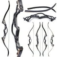 thumbnail image 3 of AMEYXGS Archery 62" Recurve Bow Kit ，Outdoor American Hunting, 3 of 12