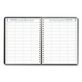 thumbnail image 2 of Four-Person Group Practice Daily Appointment Book, 11 x 8.5, Black Cover, 12-Month (Jan to Dec): 2024 | Bundle of 5 Each, 2 of 5