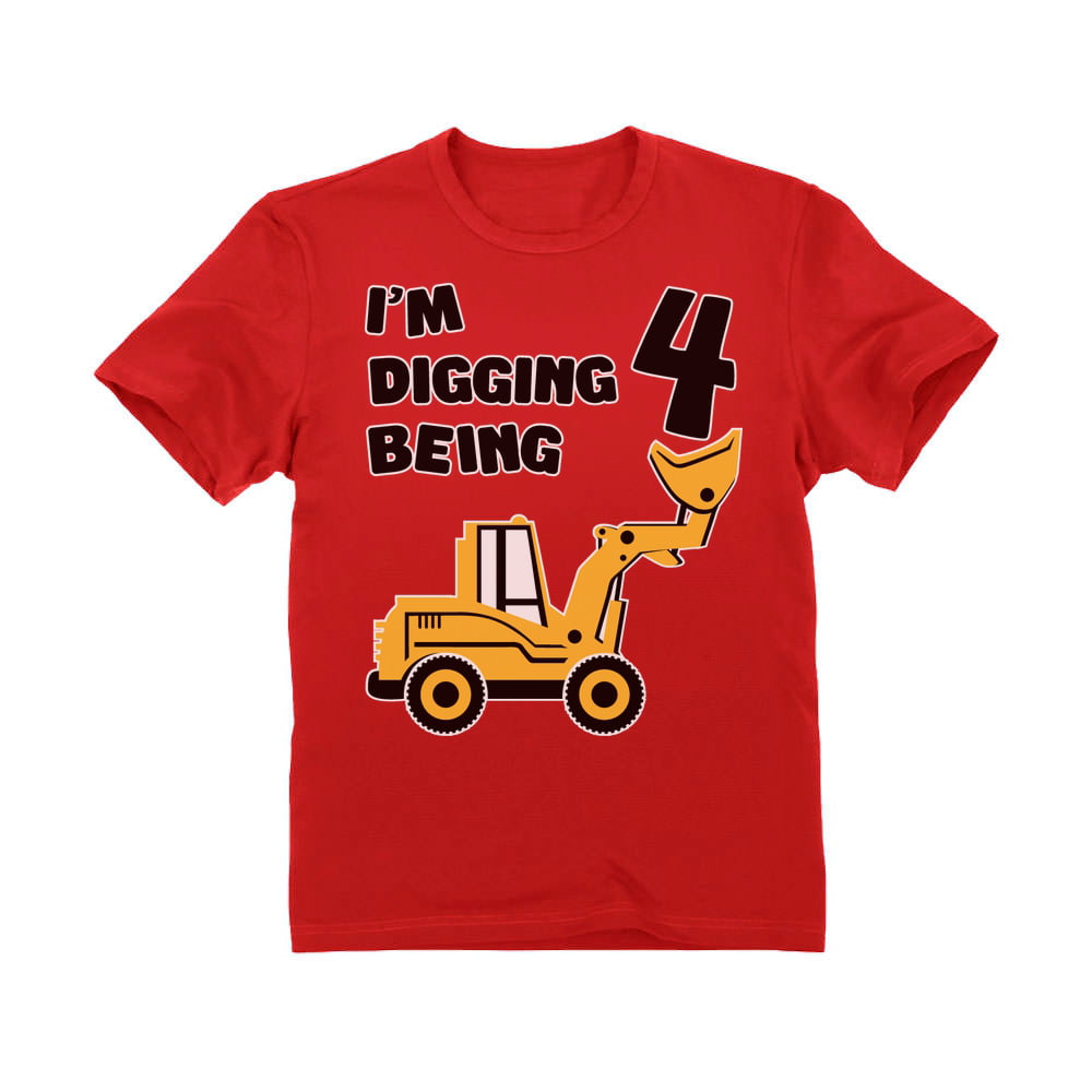 Construction Birthday Shirt 1 Year Old Birthday Shirt Any Age Construction Shirts 1nd Birthday Shirt I Dig Being 1 I Dig Being 1 Shirt