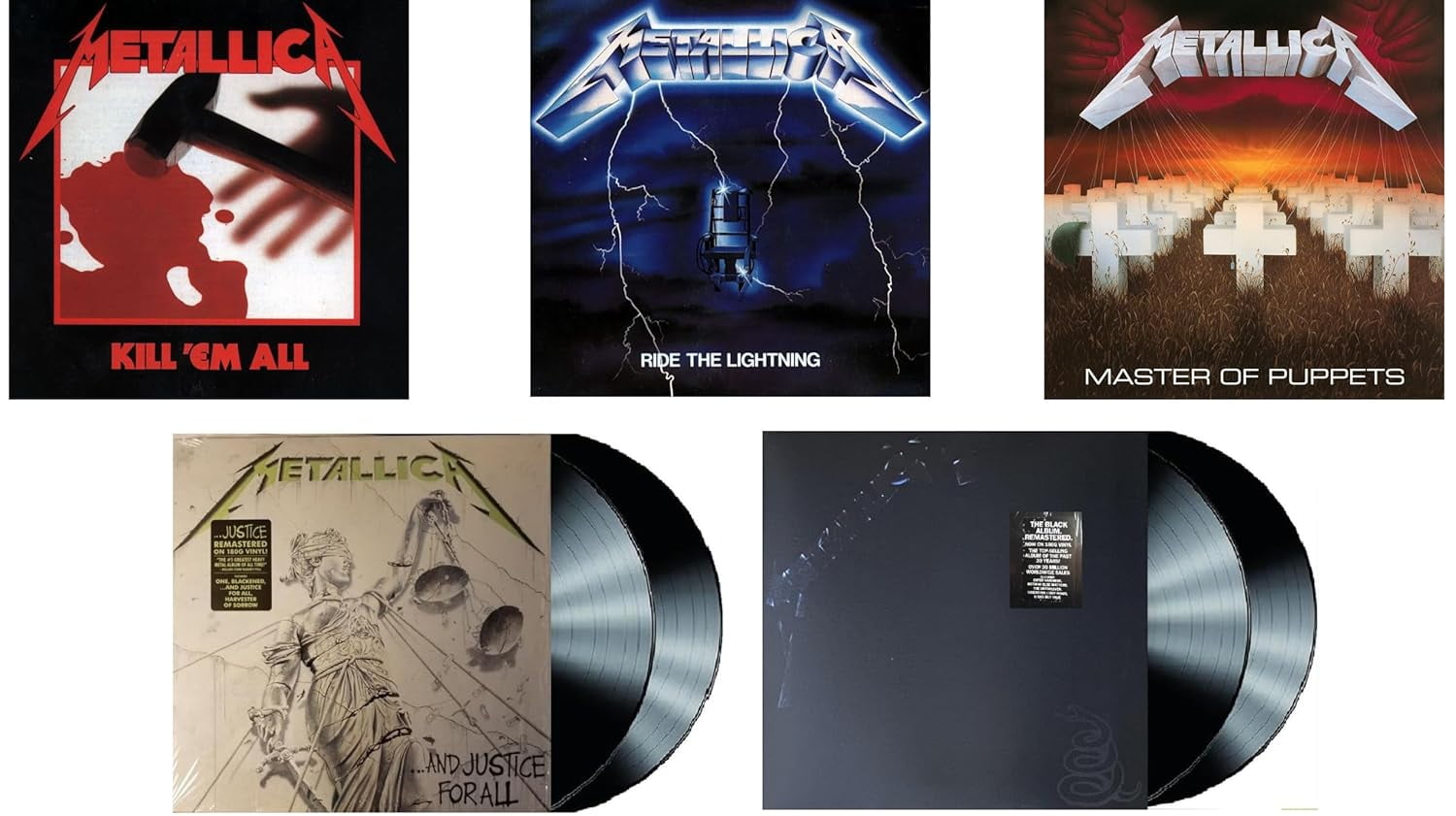 Metallica - Remastered Deluxe Box Set (5LP, 14CD, 6DVD) - Music