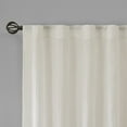 thumbnail image 4 of Madison Park Harper 2-Piece Solid Crushed Curtain Panel Pair in White, 42"x95", 4 of 6