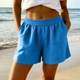 thumbnail image 6 of Guluxicc Women's Athletic Shorts with Pockets Elastic High Waisted Running Short Trousers for Everyday Gym Workout, 6 of 6