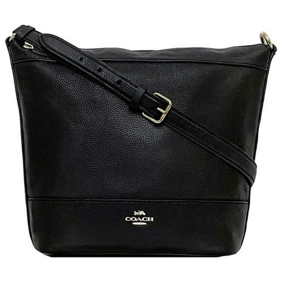 Pre-Owned Coach Chain Shoulder Bag ec-21991 Black F72692 2-way Leather COACH... (Good)