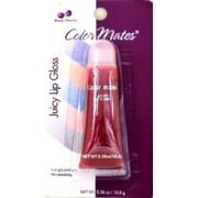 Color Mates Juicy Lip Gloss Black Cherry 0.38 oz. (4-Pack)