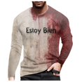 thumbnail image 1 of T-Shirt Graphique Décontracté d'Halloween pour Hommes, Design Imprimé, Col Rond, Manches Courtes, Grande Taille, Style Unique pour Festivals et Usage Quotidien, 1 of 7
