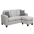 thumbnail image 3 of ViscoLogic CAMBRIDGE [MADE-IN-CANADA] Canapé Réversible de Style Mi-Siècle et chaise Longue Flottante (Ardoise), 3 of 4