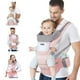 thumbnail image 1 of Ocanoiy Portabebés para recién nacidos y niños pequeños con asiento de cadera, portabebés canguro para bebés, portabebés para hombres/mujeres, papá, mamá (rosa), 1 of 5