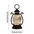 thumbnail image 7 of Christmas Decorations Glow, Christmas Vintage Decorative Lanterns with LED String Light, Small Flashing LED Tabletop & Hanging Decor for Trees, Home, Dining Table Props Christmas Gifts, 7 of 7