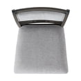 thumbnail image 2 of Counter Height Chairs Set Gray - 2 Modern Dining Room Side Chairs Rustic Style, 2 of 5