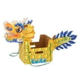 thumbnail image 1 of Juguetes de dragón de papel chino, accesorios creativos 3D, decoración de Año Nuevo chino. amarillo con cabeza, 1 of 8