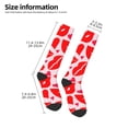 thumbnail image 2 of Balery Lips Kiss Calcetines novedosos Calcetines deportivos Calcetines hasta la rodilla Calcetines de algodón Calcetines originales y geniales, 2 of 6