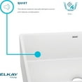 thumbnail image 7 of Elkay Fireclay 29-7/8" x 19-3/4" x 10-1/16", Single Bowl Farmhouse Sink, White, 7 of 7