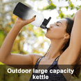 thumbnail image 3 of Botella de agua deportiva: a prueba de fugas, de acero inoxidable con aislamiento al vacío, doble pared, taza térmica, cantimplora de metal, 3 of 5