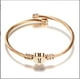 thumbnail image 2 of Pulsera rosa con monograma, joyas y regalos para mujer elegantes y duraderos. Pulsera ajustable con charm M. Regalo... Xishao Accesorios, 2 of 2