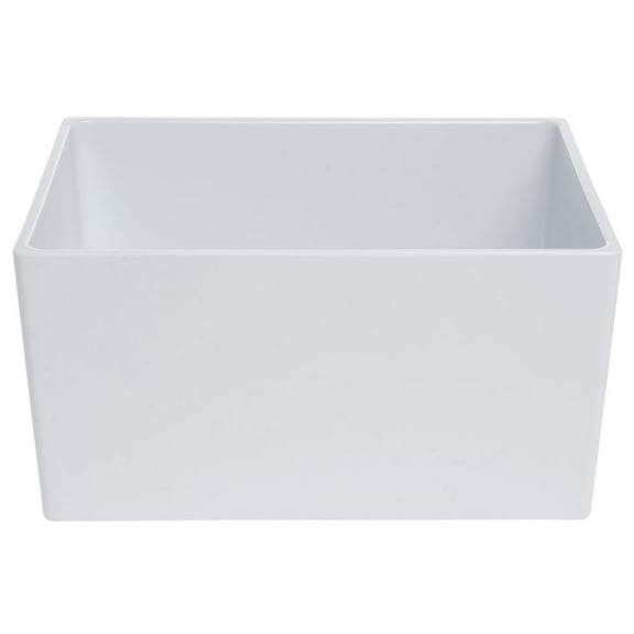 HUBERT® Food Pan 1/2 Size Bright White Melamine - 6"H