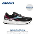 thumbnail image 2 of Zapatillas para correr Brooks Adrenaline GTS 23 GTX para mujer, color negro 6US, 2 of 6