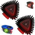 thumbnail image 2 of HSAPOW-Small 2 Pack Scrub Brush Head ONLY for O Cedar RinseClean 2-Tank Spin Mop, Replacement Head Scrubber Brush,NOT for EasyWring 1-Tank System, 2 of 4