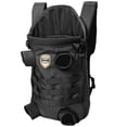 thumbnail image 2 of Newborn Brand Dog Front Carrier Backpack for Small Dogs,Breathable Hands-Free Legs Out Pet Travel Bag for Outdoor Camping, 32X28X15.7 inch ,Black,l, 2 of 9