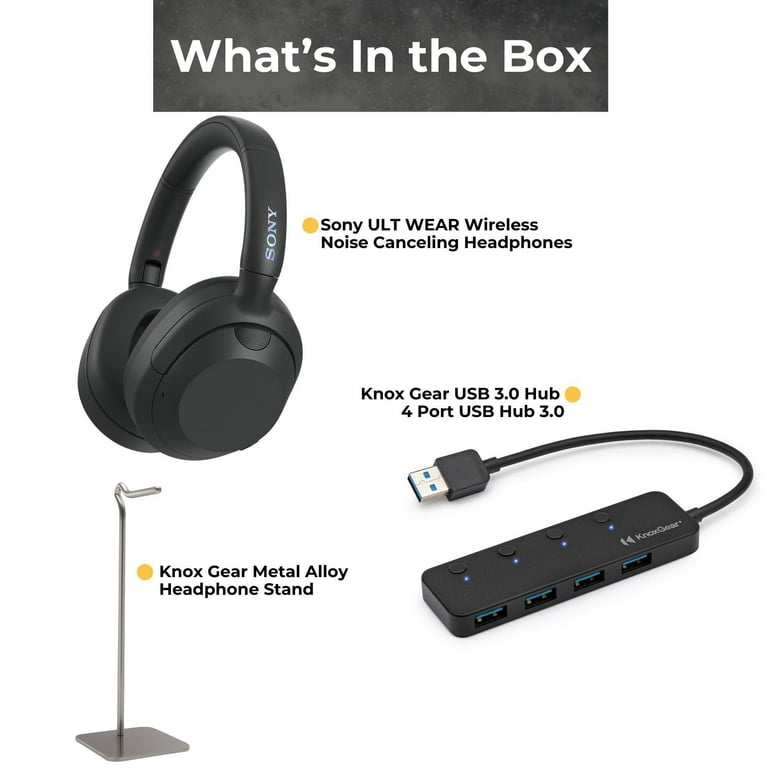 Sony WHULT900N-B ULT Noise Cancelling Headphones (Black Sony WHULT900N-B ULT Noise Cancelling Headphones (Black