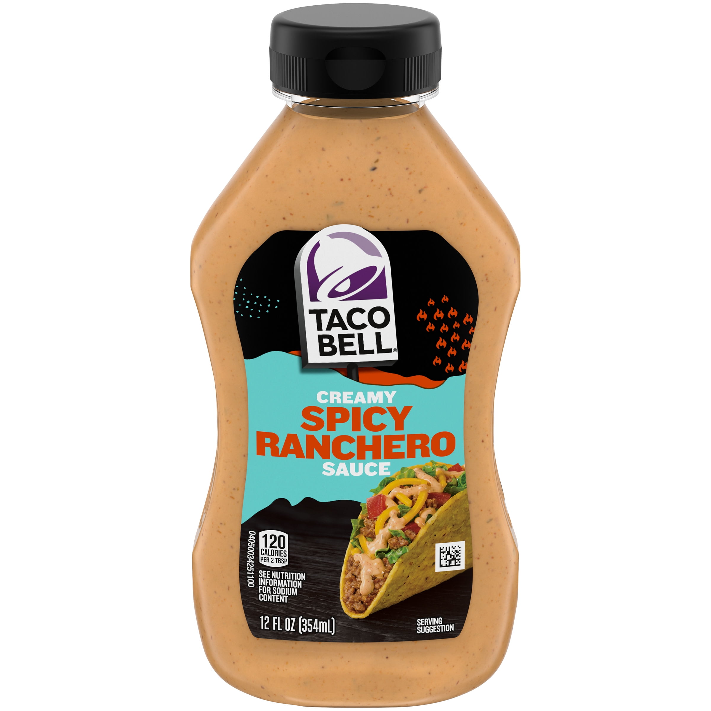 Taco Bell Creamy Spicy Ranchero Sauce 12 Fl Oz Bottle Walmartcom.