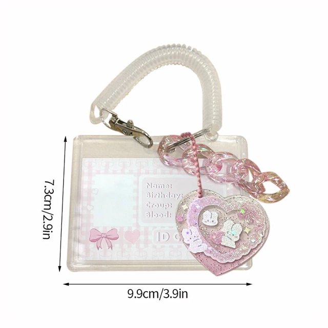 Soporte transparente para sesión fotográfica, fundas para fotos Ins, soporte para tarjetas, Protector de fotos de Idol Kpop, tarjeta de autobús, suministros de papelería para estudiantes