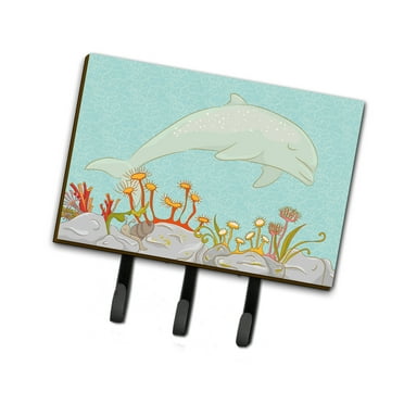 Dolphin Underwater Scene Leash or Key Holder