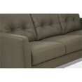 thumbnail image 4 of Bowery Hill Tufted Leather Sofa in Pesto Green, 4 of 4