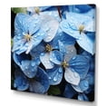 thumbnail image 2 of Designart "Celestial Petals Blue Hydrangea" Floral Wall Art Print, 2 of 5