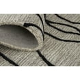 thumbnail image 5 of Fadden Minimalist Abstract Wool Rug, Warm Taupe/Black, 2ft x 3ft Accent Rug, 5 of 5
