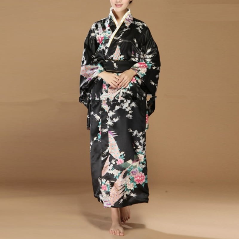 Style Men's Yukata Japanese Haori Kimono Robe Cosplay Costume one size 