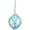 Light Blue, variant on Hampton Nautical Orange Japanese Glass Ball Fishing Float with Brown Netting Decoration 2"