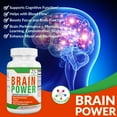 thumbnail image 4 of Spectra Vitamins BRAIN POWER 60 Capsules, Enhance Focus, Improves Memory, Ginkgo Biloba, Gotu Kola, Rosemary, Bilberry, Vitamin B12,, 4 of 6