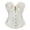 Beige, variant on Women Shapewear Bodysuit Lace Corset Bustier Push Up Waist Trainer Overbust Boned Lifting Outfit Tops Gothic
