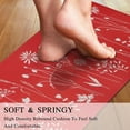 thumbnail image 3 of Kitchen Rug Anti Fatigue, Non Skid Cushioned Comfort Standing Kitchen Mat Waterproof and Oil Proof Floor Runner Mat, Easy to Clean, 17"x59", Red, 3 of 6
